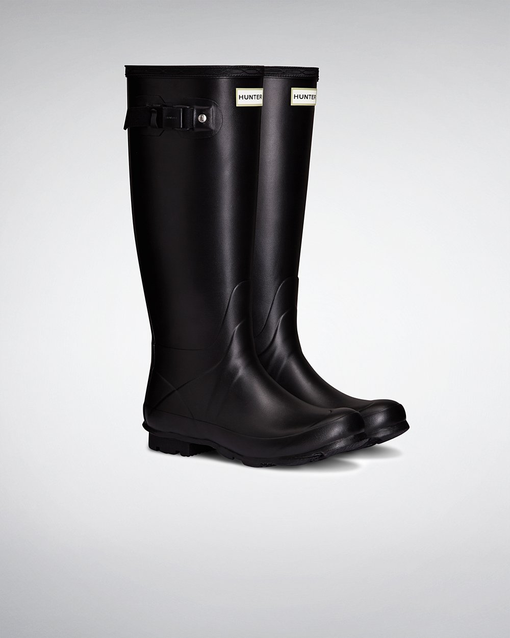 Galochas Altas Hunter Feminina Pretas - Norris Field Neoprene Lined - 45JPIVDTE
